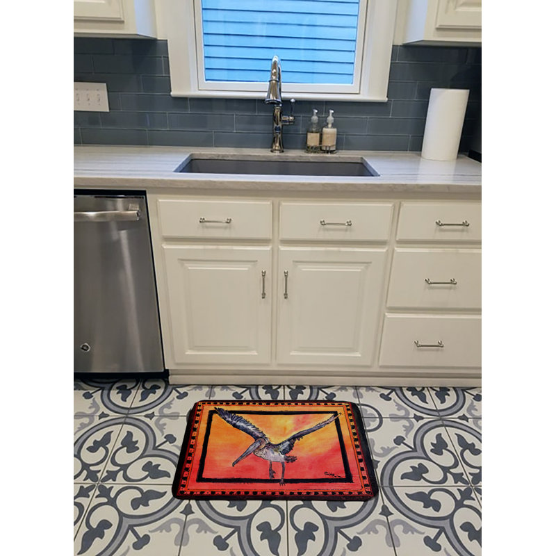 Tapis pour salle de bain en mousse à mémoire de forme pelican