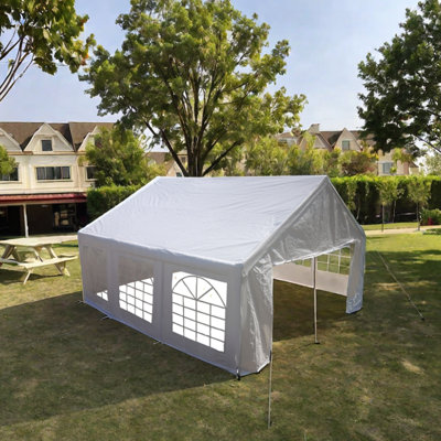 Abri de fête 20 X 20 pieds - Protégé et imperméable pour les fêtes en plein air