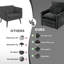 Fauteuil d'appoint moderne rembourré 32,5 po Drago-281660263