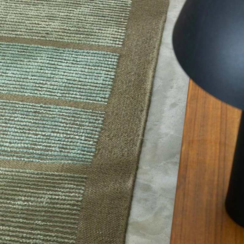 Mori Washable Wool Rug, Matcha, 9' x 12'