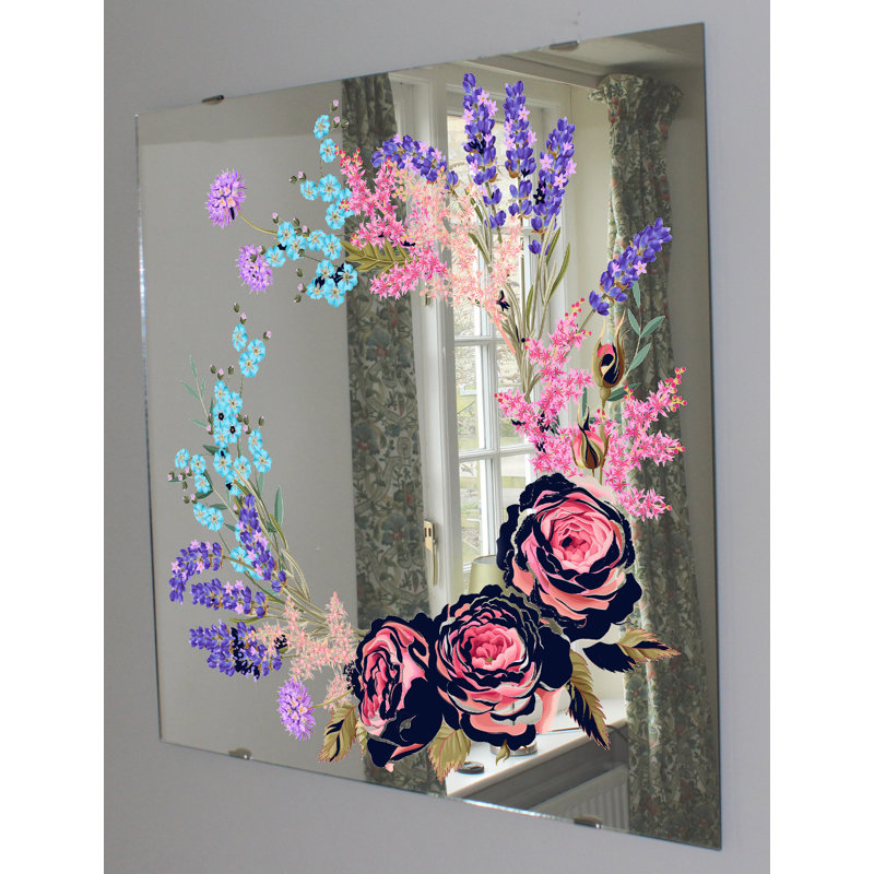 Abie Flat Wall Mirror, 122cm H x 122cm W