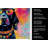Black Labrador Hippie Dawg Kitchen Towel