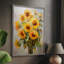 FLORAL Series CDL, reproduction encadrée - bois massif-1143518995