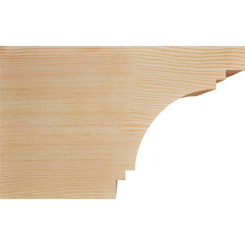 Queue de chevron lisse Pescadero, Sapin de Douglas, H 10 po x l 16 po x P 3,5 po