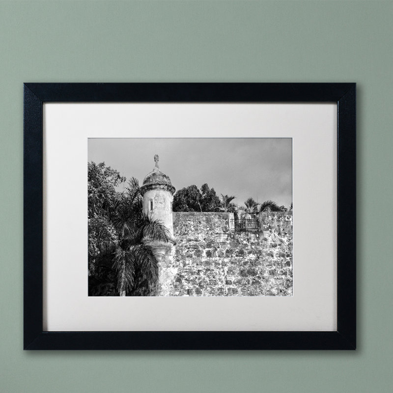 « castillo san felipe del morro 3 » par cateyes photographie encadrée sur toile, H 16 po x l 20 po x P 0,5 po, Blanc mat