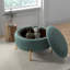 Repose-pieds rond avec rangement Chynna-1517473568