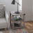 Taley 3-Tier Side Table with Metal Side Braces and Corner Caps-2238937