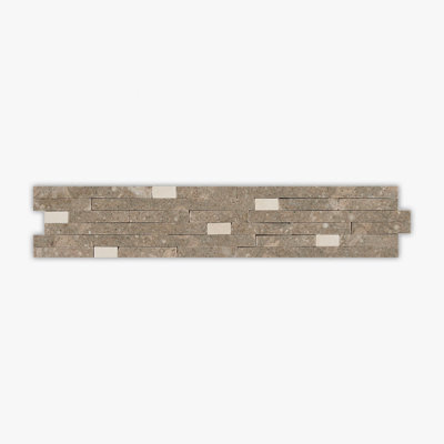 Seagrass, Champagne Honed Blend Limestone 2x12 Decorative Border