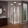 DreamLine Cornerview 36 in. D x 36 in. W x 74 3/4 in. H Framed Sliding Shower Enclosure