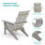 Chaise Adirondack pliable Fairlough HiPS-468557015