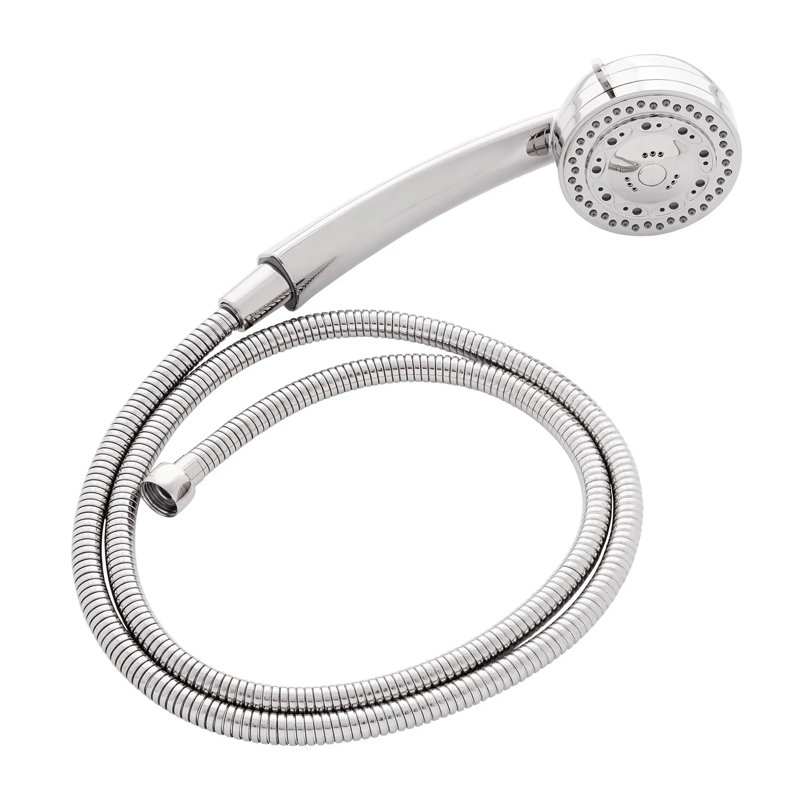 Douche à main multifonctionnelle traditionnelle avec tuyau 1,8 gal / min, Chrome