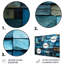 Boho Earth Element Stones Mosaic III - Boho mosaïque murale en métal, art décoratif MT136425-2003009836