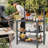 Domi Louvered 35.43'' Modular Outdoor Kitchen