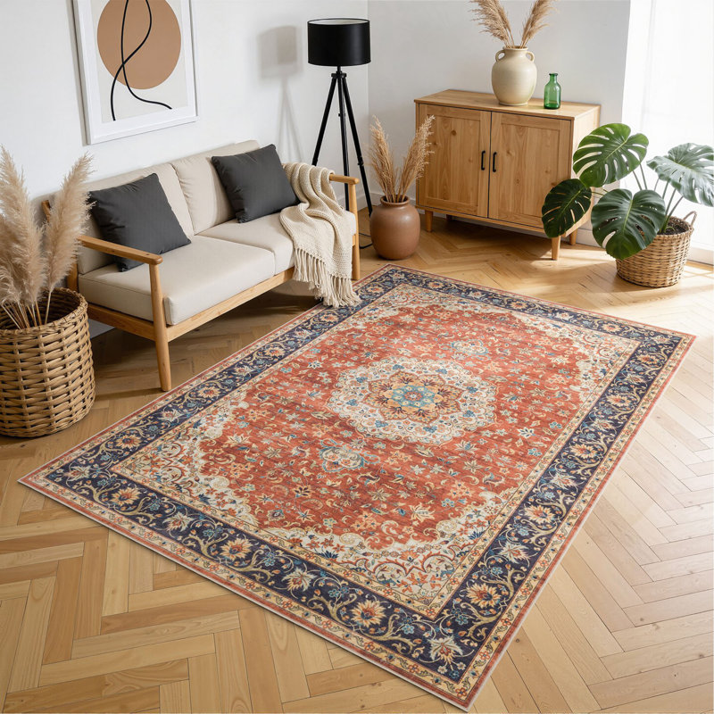 Premier GC_HAM4004 9X12 Red Area Rug, Red, Rectangle 9' x 12'