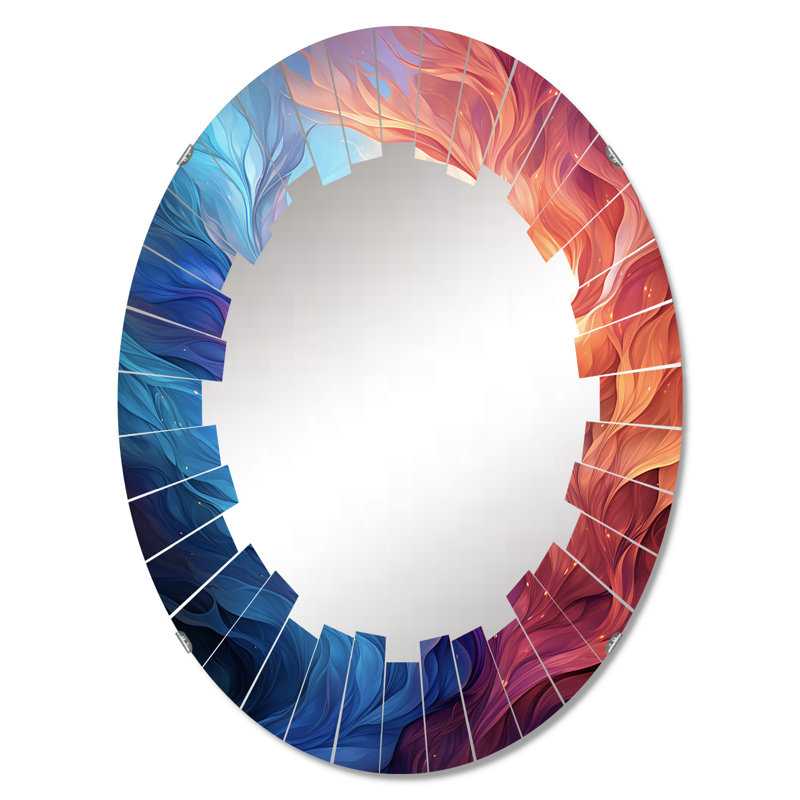 Haron Oval Mirror, 30" x 20"
