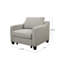 Fauteuil-lit en tissu résistant aux taches Marley, gris