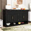 Armoire de rangement élégante avec amplement d'espace de rangement et tablettes réglables-804551409