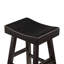 Ensemble de 2 tabourets de bar de style transitionnel, meubles en bois d'hévéa massif-208445674-208445679