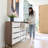 Lira Premium Wooden Dresser for Bedroom - Solid Wooden Frame, Spacious Sag-Proof Fabric Drawers with Sleek Metal Handles - Premium & Durable Storage Solution for Your Home-2063404366-2067706445