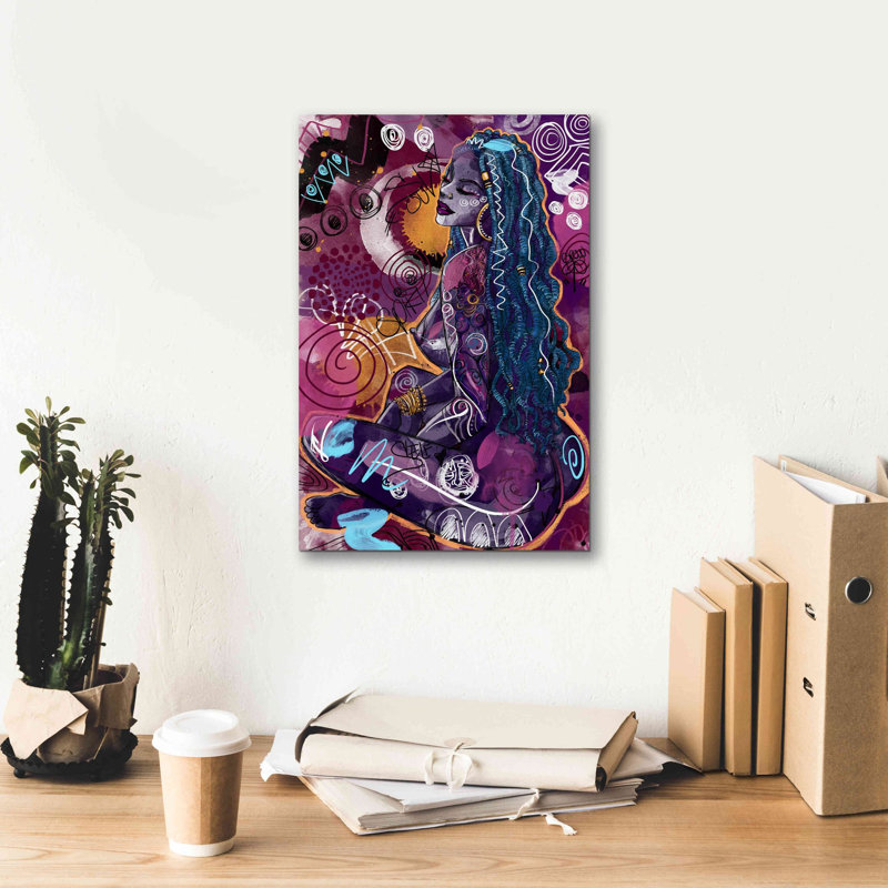 «Tahiya» par Justin Copeland, impression sur toile, H 18 po x l 12 po x P 0,75 po