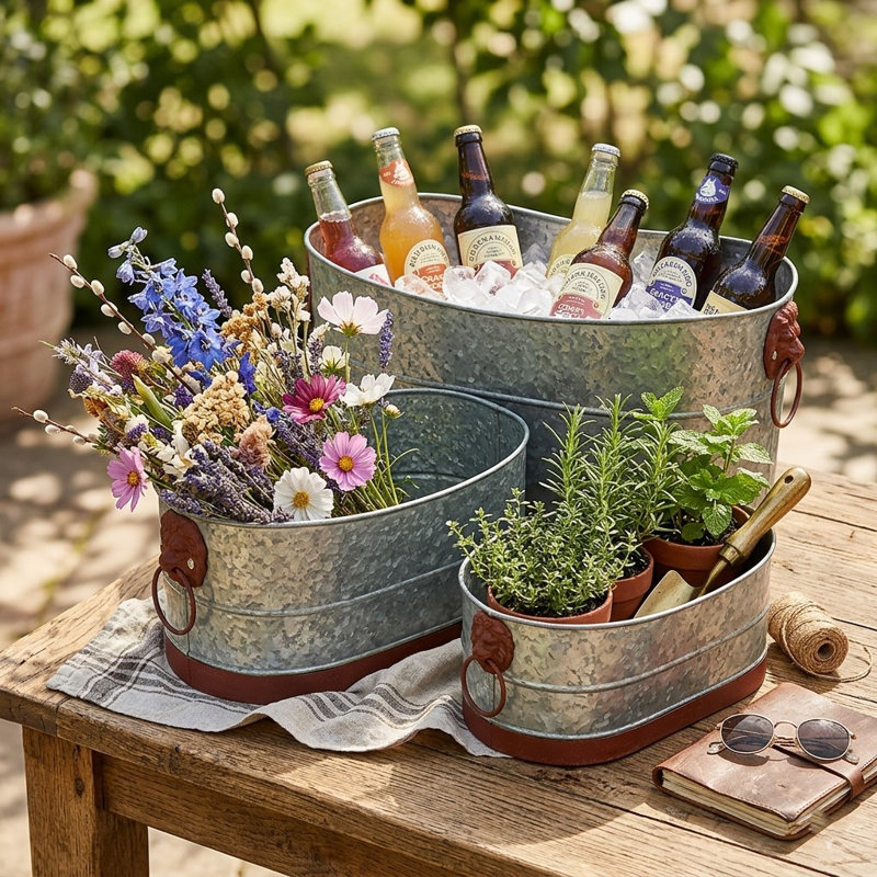 Tony Metal Pot Planter