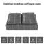 Luxury Double Brushed Microfiber Reversible Duvet Cover Set with Zipper Closure and Corner Ties-121607744