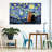 Dogs Journey Starry Night Canvas Print-92496914