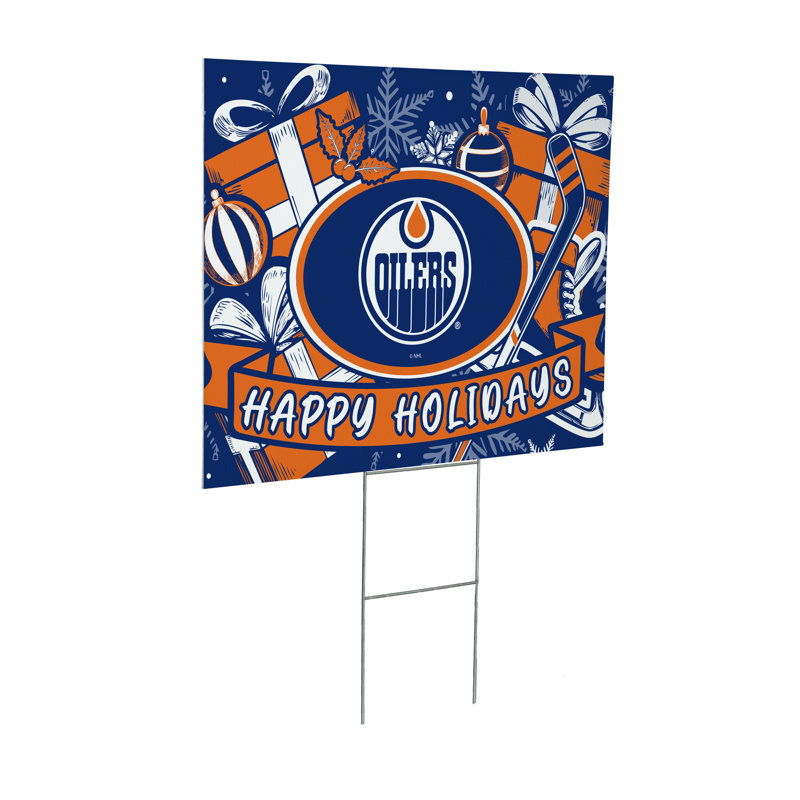 Enseigne de cour Edmonton Oilers, Holiday