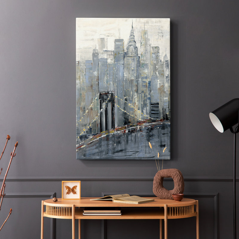 Midtown matin - Cavas enveloppés de galerie, H 48 po x l 32 po