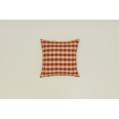 Essential Gingham Cotton Throw Pillow