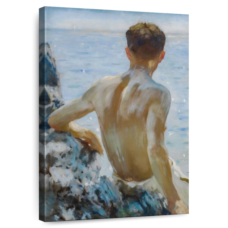 Beach Study, 30" H x 20" W