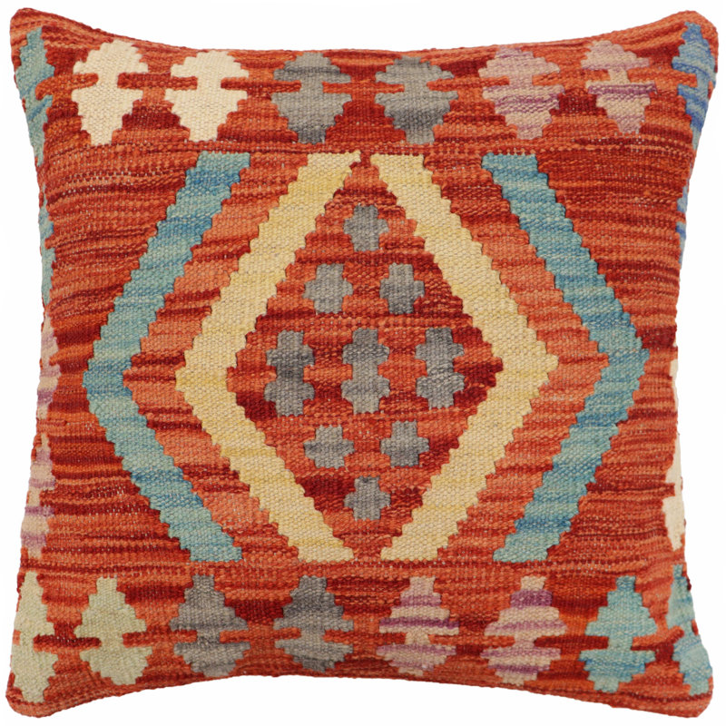 Housse et insert de coussin carré 100% laine