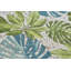 Leaves Turquoise/Green Indoor/Outdoor Rug-84974751