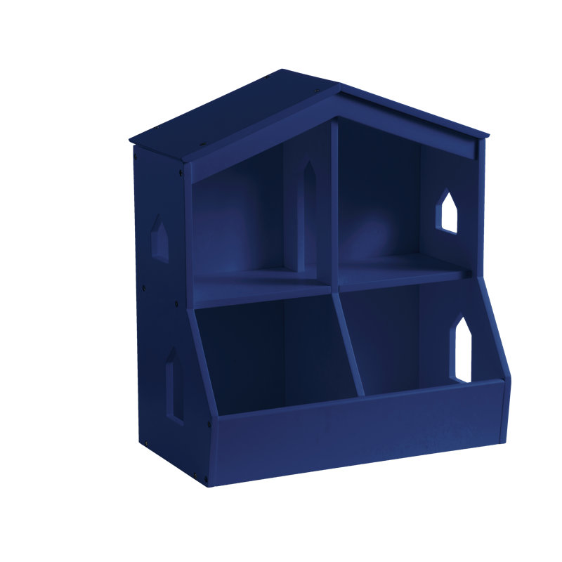 Bibliothèque de rangement Little Seeds, Bleu foncé