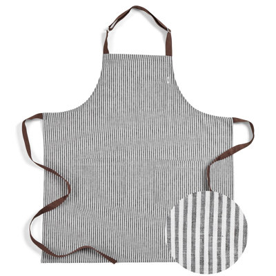 Linen Bib Apron - 100% Pure Linen Apron