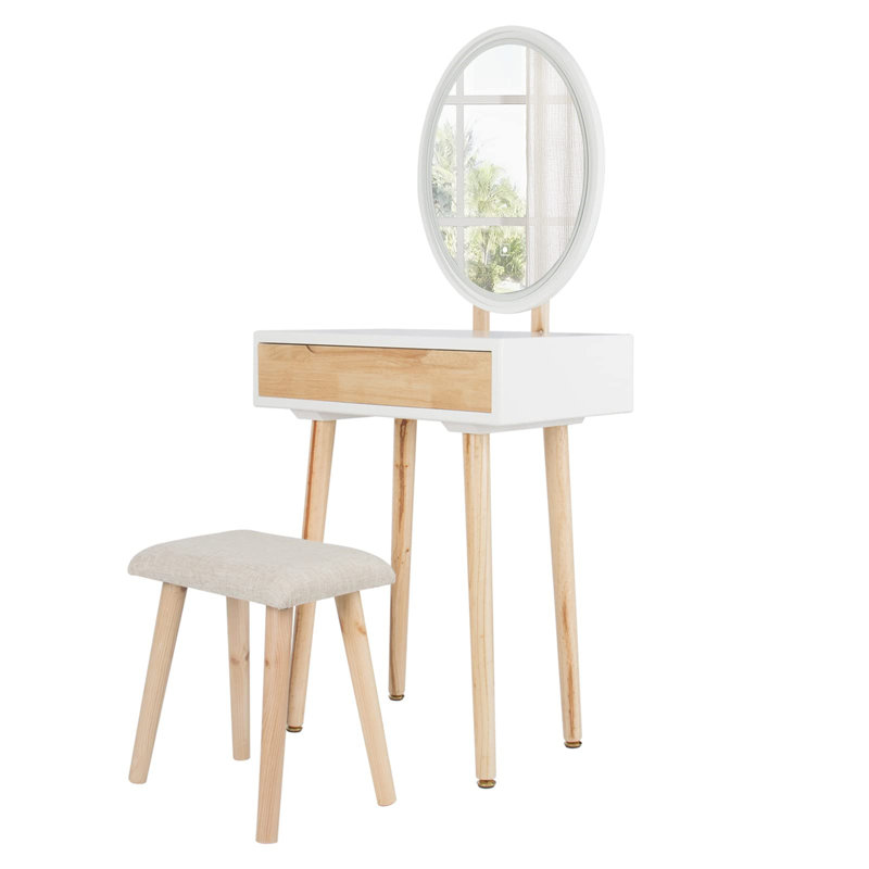Isabeau Dressing Table with Mirror