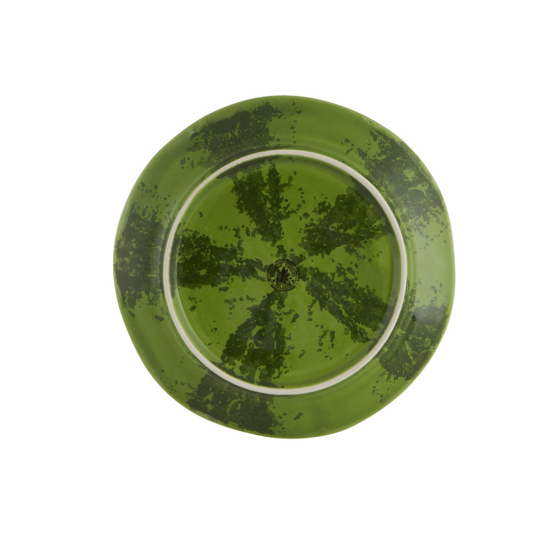 Watermelon Earthenware Salad/Dessert Plate