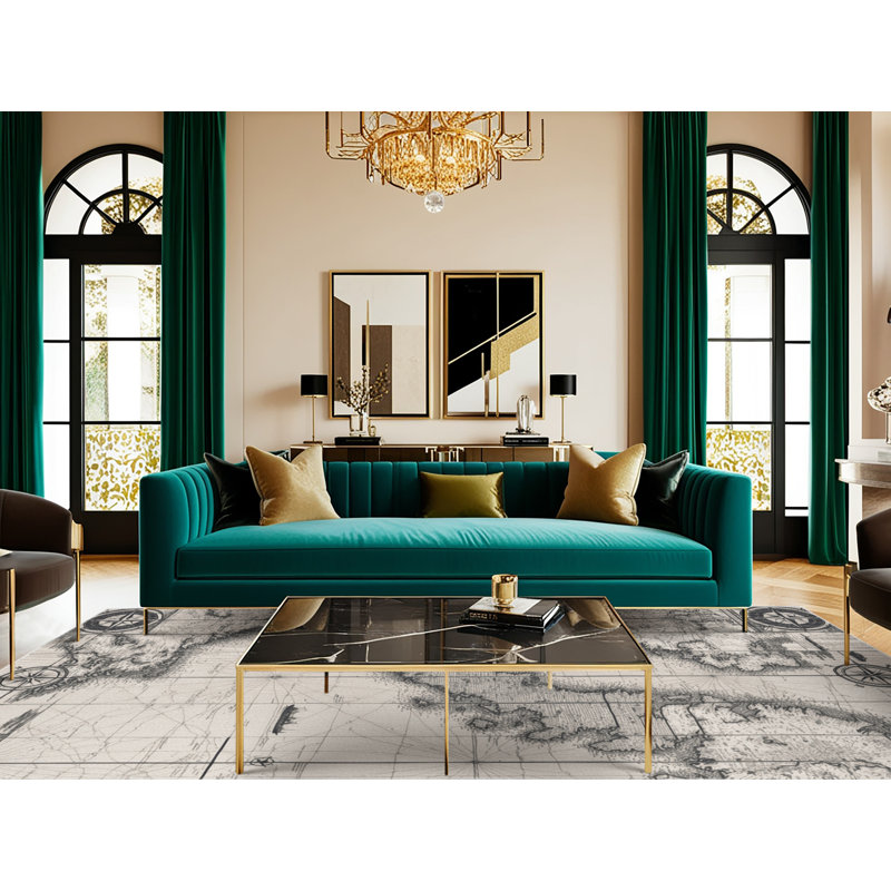  Tapis nautique lavable, Carré 8 pi