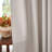 Grommet Room Darkening Linen Textured Curtain-607110979-607110984