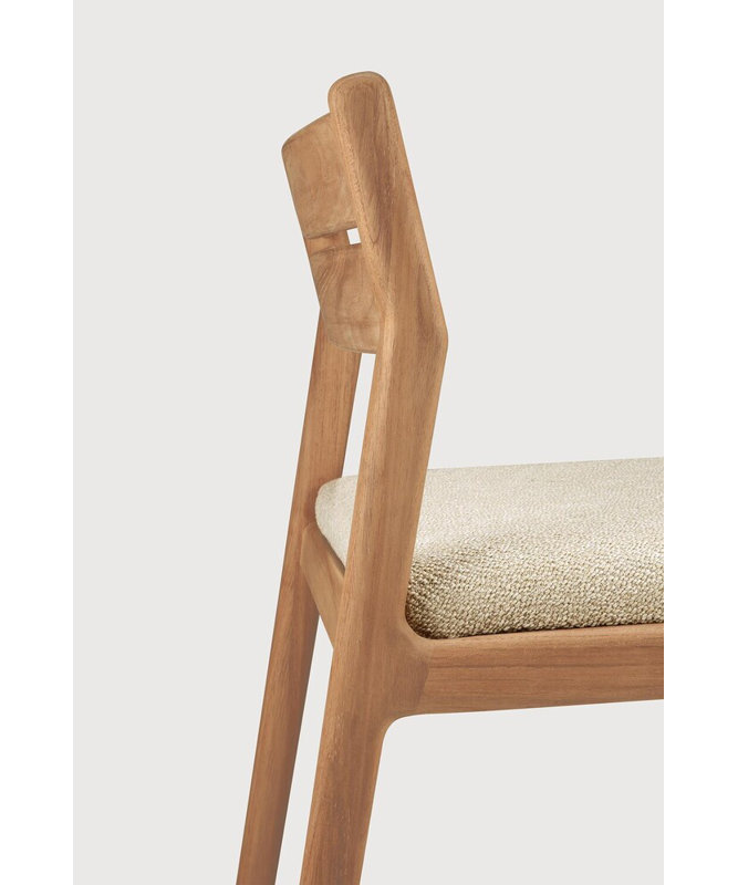 Jack Outdoor Dining Side Chair, Beige