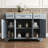 Kitchen Island With Drop Leaf And Wheels-1086515134