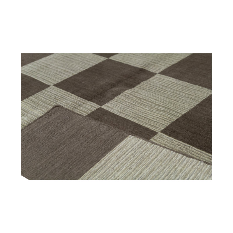 Gabbeh Wool Geometric Area Rug, Rectangle 8'9" x 11'8"