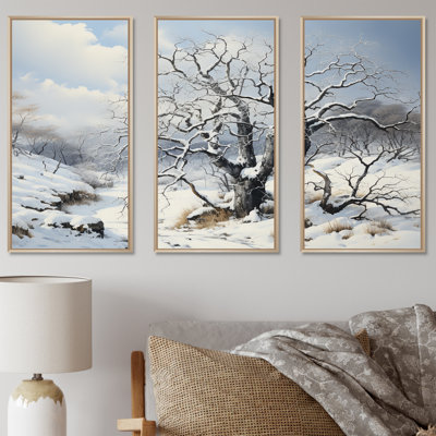 Winters Tree Sycamore 1 - Art mural sycomore