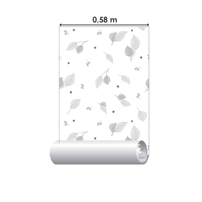 Rouleau de papier peint adhésif Nelsen, L 126 po x l 24 po
