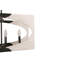 Lustre rectangulaire simple à cinq lampes Doorvale-1437248193