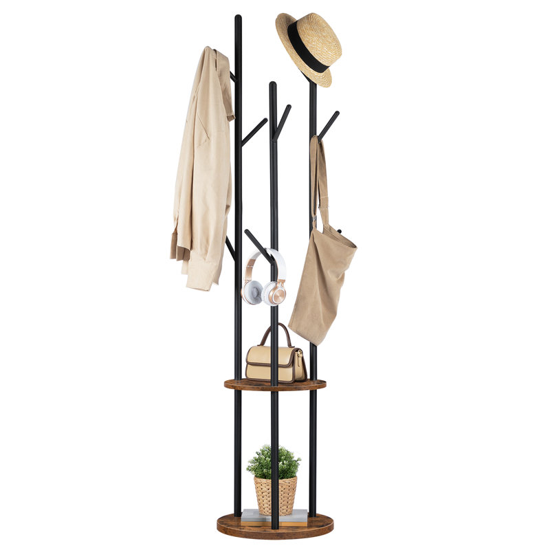 Freestanding 7 - Hook Coat Rack