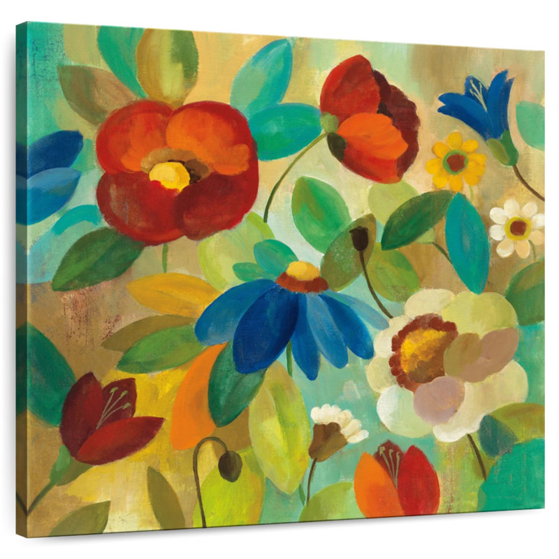 Summer Floral I, 16" H x 16" W