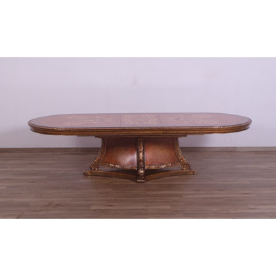 Oval Mahogany Wood Dining Table