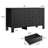 6 Drawer Modern Dresser with Metal Knobs, 50" Wide Large Wood Storage Chest for Bedroom Living Room-1083817046