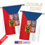 Double Sided Polyester House Flag-18886576